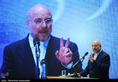 محمد باقر قالیباف رئیس مجلس شورای اسلامی در سومین اجلاس بین المللی فعالان مهدوی