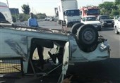 واژگونی خودروی حامل اتباع بیگانه در بلوچستان 19 مجروح در پی داشت
