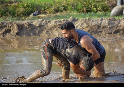 اولین جشنواره ورزشهای شالیزاری در آستانه اشرفیه