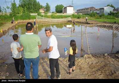 اولین جشنواره ورزشهای شالیزاری در آستانه اشرفیه