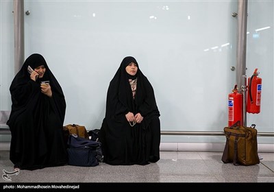 مراسم بدرقه اولین کاروان حجاج ایرانی