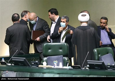 محمدباقر قالیباف در صحن علنی مجلس شورای اسلامی 