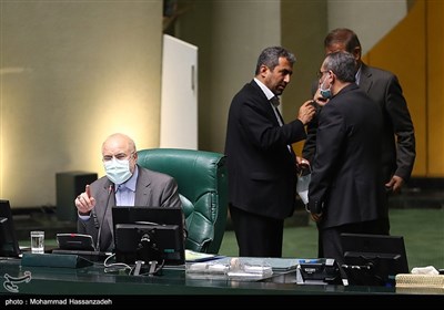 محمدباقر قالیباف در صحن علنی مجلس شورای اسلامی 