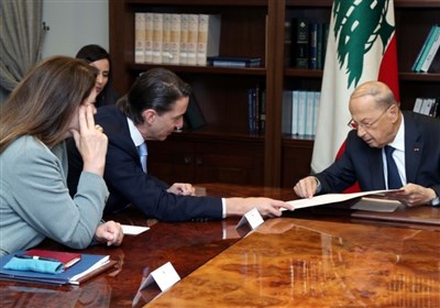 رئیس جمهور لبنان متن نهایی پیش نویس توافق با رژیم صهیونیستی را دریافت کرد 