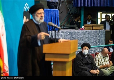 حجت الاسلام سید حسن خمینی در اجتماع مردمی هسته‌های جهاد و پیشرفت