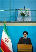 سخنرانی  سید ابراهیم رئیسی رئیس‌جمهور در  اجتماع مردمی هسته‌های جهاد و پیشرفت 