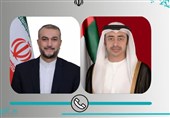 گفت‌وگوی تلفنی وزرای امور خارجه ایران و امارات