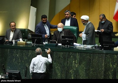 محمد باقر قالیباف در صحن علنی مجلس شورای اسلامی یکشنبه 29 خرداد