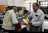 اعزام اولین گروه پرواز حجاج سرزمین وحی جنوب کشور- شیراز