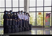 اعزام اولین گروه پرواز حجاج سرزمین وحی جنوب کشور- شیراز