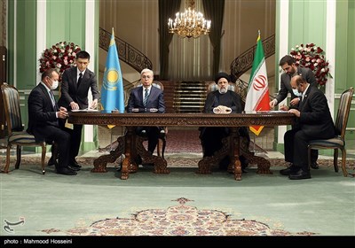 استقبال رسمی از رئیس جمهور قزاقستان