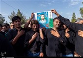 پیکر شهید زارعی در یزد تشییع شد