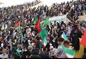 اجماع بزرگ 15000 نفری بسیجیان سیستان و بلوچستان + تصاویر