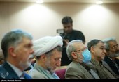 حضور علی لاریجانی در مراسم رونمایی از کتاب نیم قرن تا ناکامی