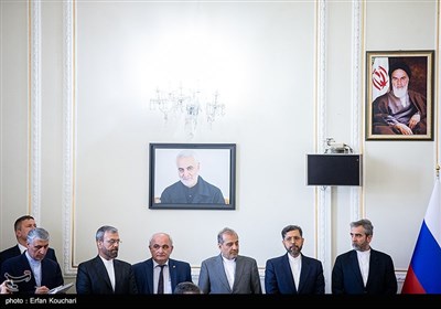 نشست خبری وزرای امور خارجه ایران و روسیه