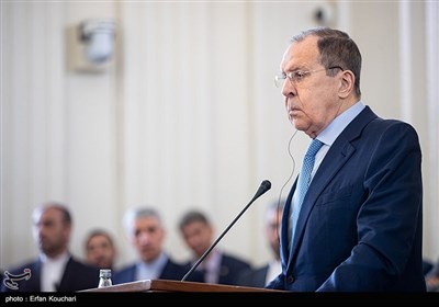 سخنرانی "سرگئی لاوروف" وزیر امور خارجه روسیه در نشست خبری وزرای ایران و روسیه