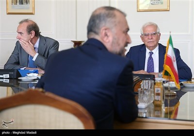 دیدار مسئول سیاست خارجی اتحادیه اروپا با وزیر امور خارجه- عک ...