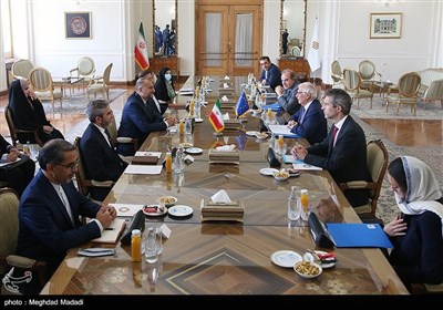 دیدار مسئول سیاست خارجی اتحادیه اروپا با وزیر امور خارجه- عک ...