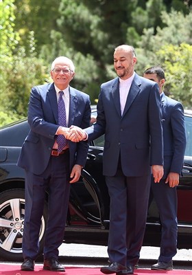 دیدار مسئول سیاست خارجی اتحادیه اروپا با وزیر امور خارجه- عک ...