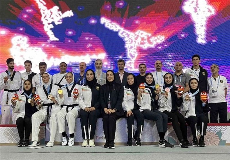İran Kadın Milli Tekvando Takımı Asya Şampiyonu