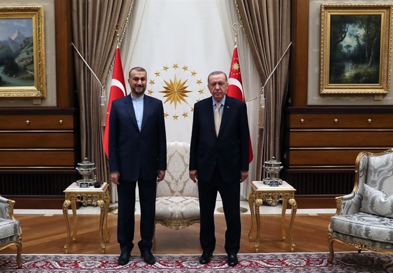 أمیر عبداللهیان یؤکد خلال لقاء أردوغان جدیة إیران فی الوصول إلى اتفاق جید إذا کانت أمریکا واقعیة