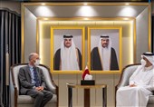 رابرت مالی و وزیر خارجه قطر دیدار کردند/ باقری وارد دوحه شد