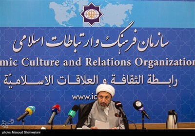 حجت الاسلام مهدی ایمانی پور رئیس سازمان فرهنگ و ارتباطات اسلامی در جلسه کمیته هماهنگی جام جهانی 2022 قطر