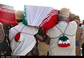 ورود پیکر 35 شهید تازه‌تفحص‌شده از مرز شلمچه