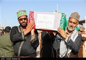 ورود پیکر 35 شهید تازه‌تفحص‌شده از مرز شلمچه