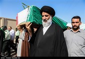 ورود پیکر 35 شهید تازه‌تفحص‌شده از مرز شلمچه