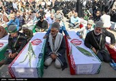 ورود پیکر 35 شهید تازه‌تفحص‌شده از مرز شلمچه