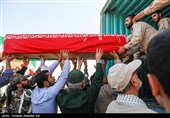 ورود پیکر 35 شهید تازه‌تفحص‌شده از مرز شلمچه