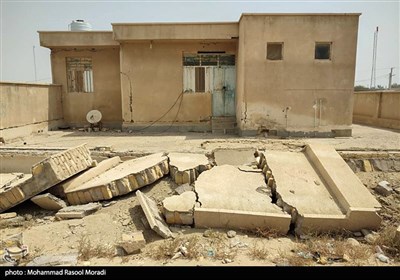 الأضرار الناجمة عن زلزال محافظة هرمزجان جنوب إيران