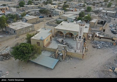 صور جوية لزلزال محافظة هرمزجان جنوب إيران
