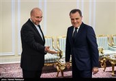 دیدار وزیر امور خارجه آذربایجان با رئیس مجلس شورای اسلامی