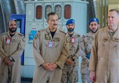 بازدید فرمانده نظامی آمریکا از یک پایگاه نظامی در عربستان