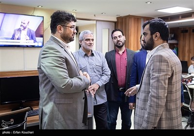 حضور میرهاشم موسوی مدیر عامل تامین اجتماعی در تحریریه خبرگزاری تسنیم