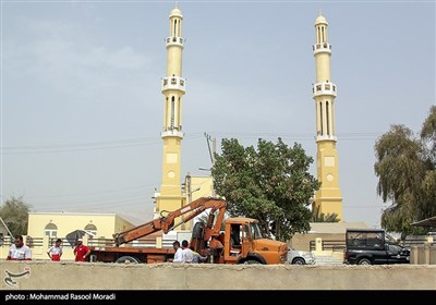 امداد رسانی و آواربردای در روستای سایه خوش - هرمزگان