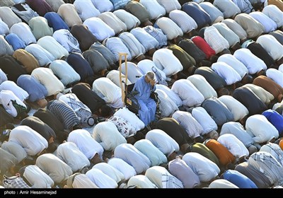 نماز عید قربان در بین الحرمین - کربلا