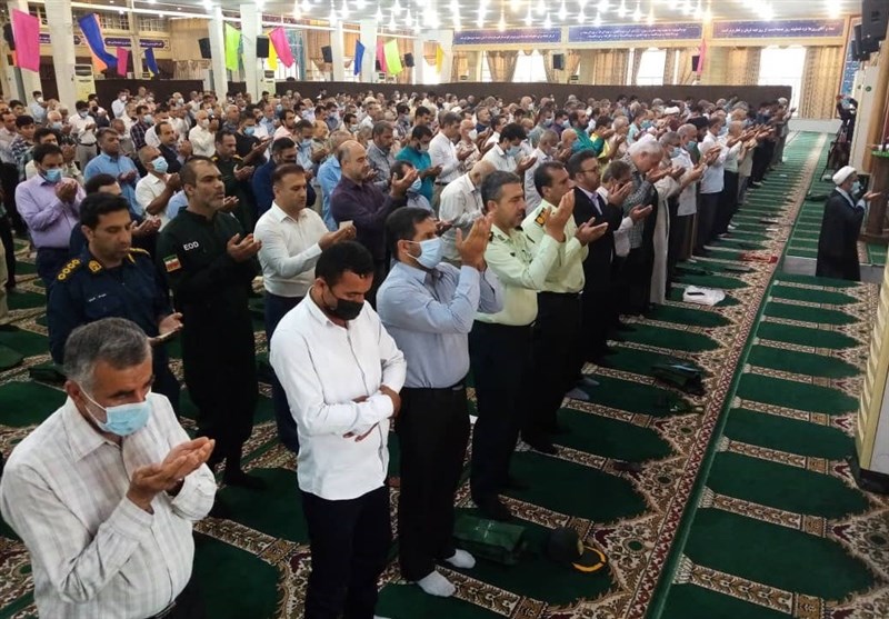 نماز عید سعید قربان در 25 مصلی جمعه استان بوشهر برگزار شد + تصویر
