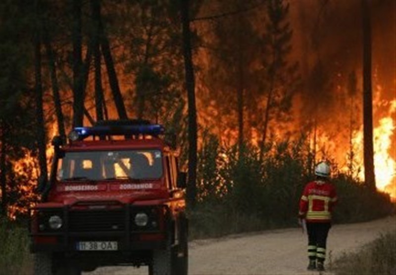 Firefighters Scramble to Put Out Flames in Heatwave-Hit Portugal, Spain