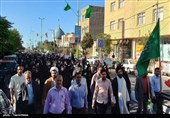راهپیمایی مردم اردستان در حمایت از عفاف و حجاب به روایت تصویر