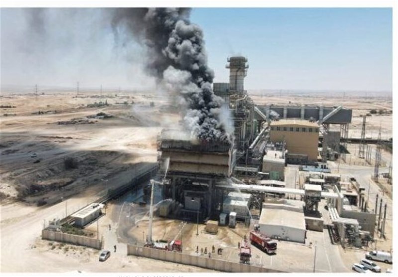 آتش‌سوزی در تأسیسات برقی منطقه‌ صنعتی اسرائیل