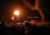 حملات جنگنده‌های ارتش رژیم صهیونیستی به نوار غزه