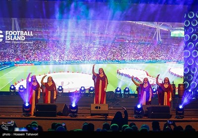 آیین افتتاح جشنواره جزیره فوتبال در کیش