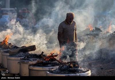 پخت و توزیع 150دیگ غذای نذری بمناسبت عیدغدیرخم- مبارکه اصفهان