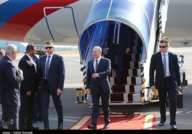 Russian President Lands in Iranian Capital