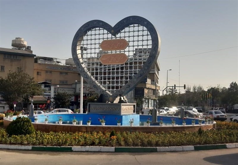 نصب اثر حجمی &quot;ضریح قلب&quot; در میدان الغدیر/ به‌روز کردن اِلمان‌های شهری پایتخت