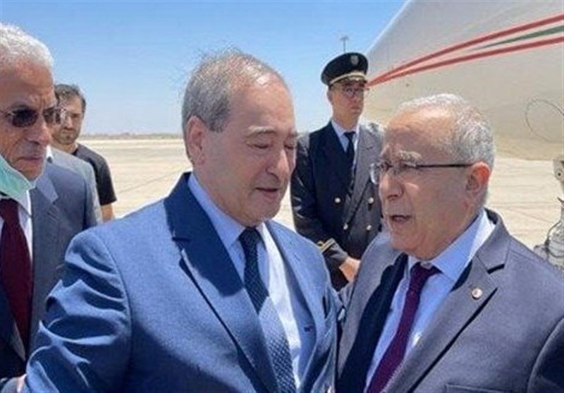دیدار وزیران خارجه الجزایر و سوریه در دمشق/ تاکید الجزایر بر بازگشت سوریه به اتحادیه عرب