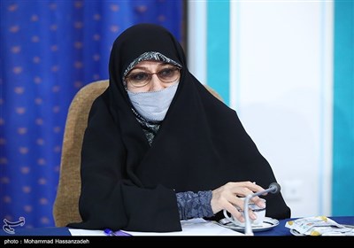انسیه خزعلی معاون رئیس‌جمهور در امور زنان و خانواده در جلسه شورای عالی انقلاب فرهنگی